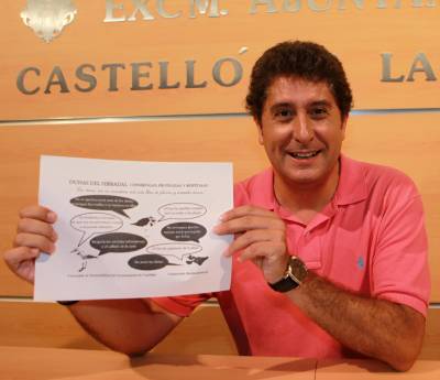 El Ayuntamiento de Castellón activa una acción medioambiental para proteger y cuidar las dunas de la playa del Serradal y el chorlitejo patinegro