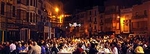 Más de 6.000 personas participan en el Sopar de Penyes tras una jornada de Fira d'Onda dedicada a los más mayores