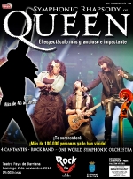 El concierto Symphonic Rhapsody of Queen llenará con 40 artistas el escenario del Payà