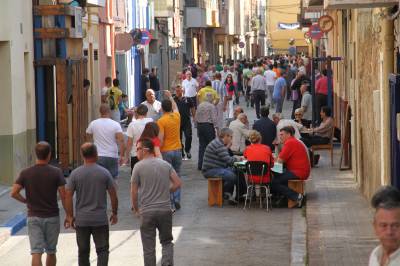 Multitudinario encierro y primer herido de las fiestas