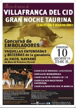 La Plaza de Toros de Vilafranca vivirá una gran noche taurina el primer domingo de las fiestas patronales