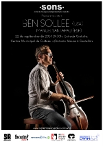 El genial chelista norteamericano Ben Sollee reabre la capilla del Centre Municipal de Cultura para el ciclo Sons en su primera gira española 