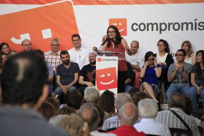 Oltra reivindica Compromís como fuerza 'honesta y de proximidad' para afrontar los problemas reales de las personas