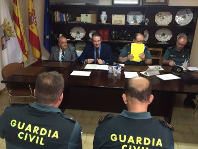 Reunión de la junta comarcal de seguridad en Ayodar