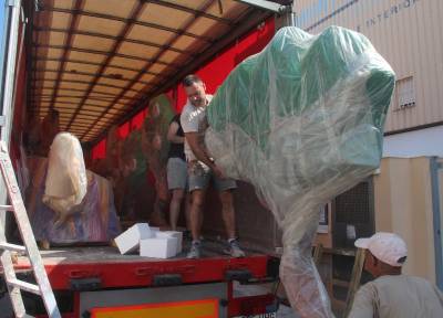 Las 'Fogueres' ya van camino de Alicante