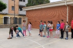Els escolars de Nules participen en una activitat intergeneracional amb un grup d'alumnes del CEAM