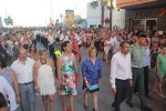 Miles de personas acuden a ver el desembarco de Santa María Magdalena en Moncofa