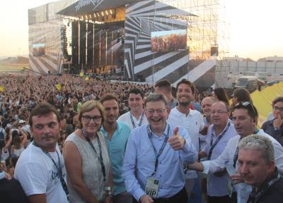 Puig: 'Estamos dispuestos a dar fortaleza y estabilidad al Arenal Sound'
