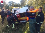 Rescatan al piloto de un ultraligero tras caer en el marjal de Almenara