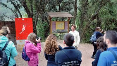 El equipo T?Avalem de la Mancomunidad Espadán Mijares visita el Centro de Visitantes del Parc Natural de la Serra d?Espadà