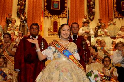 Ana Giménez, exaltada Reina Fallera infantil de Burriana 2018