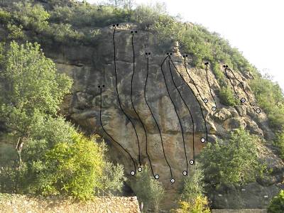 La zona de escalada de Tales, la gran desconocida junto al pueblo