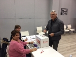 El candidato a la Secretaria General del PSPV-PSOE provincial, Pepe Lluis Grau, votando