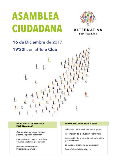 Alternativa por Navajas celebra una nueva asamblea ciudadana