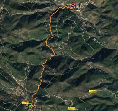 Sexta etapa del nuevo GR333: Torralba del Pinar-Fuentes de Ayódar