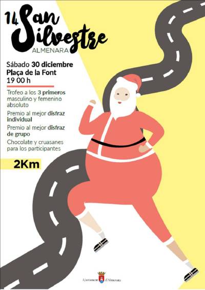 Almenara celebra con éxito la primera máster class navideña de spinning