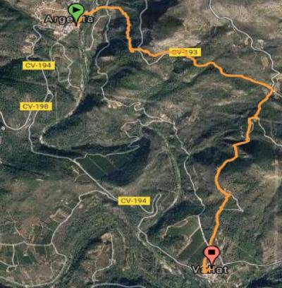 GR333: Etapas 11 (Toga-Argelita), 12 (Argelita-Vallat) y 13 (Vallat-Fanzara)