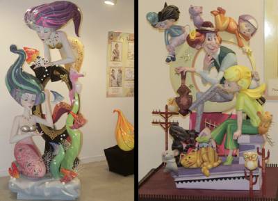 La Mercé y el Barri València logran los 'Ninots Indultats' de las fallas de Burriana 2017