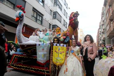 Don Bosco aconsegueix fer doblet en la Cavalcada del Ninot Infantil de Burriana