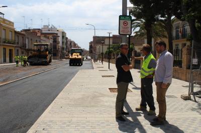 La calle Santa Natalia presenta una nueva imagen después de su remodelación