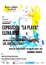 Cóctel de pintura, música y teatro en la playa del Torreón