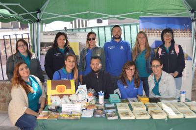 El personal del programa T’Avalem de la Mancomunidad Espadán Mijares, en el Encuentro del parque natural de la Sierra Espadán