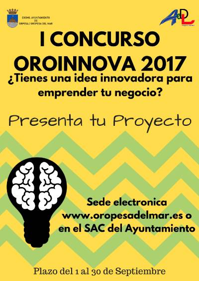 Oropesa del Mar convoca un concurso para fomentar los proyectos emprendedores de sus vecinos