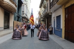 Nules celebra la primera processó cívica per a commemorar la festivitat del 9 d'Octubre