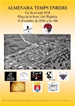 El dissabte 13 d'Octubre Almenara tornarà al segle XVII
