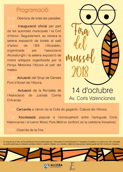 Fin de semana de ferias en l’Alcora: Fira del Mussol, que cumple 175 años, y XIII Fira del Comerç