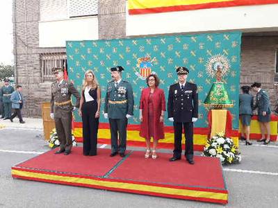 Soledad Ten homenajea y reconoce el trabajo de la Guardia Civil de la Provincia destacando sus valores de “honor, entrega y lealtad”.