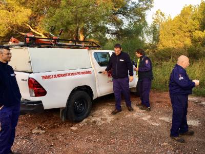 Les brigades de mitigació d'incendis inicien el treball de neteja de la muntanya de Montserrat