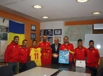 La Selección Española de FUTNET es recibida por el Cónsul De España en Cluj-Napoca