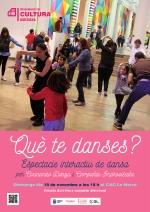 Borriana programa l'espectacle interactiu de Dansa Participativa «Què te danses?» pel proper diumenge a La Mercè