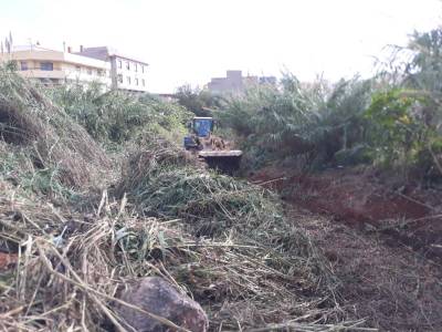 Almassora posa a punt el barranc per a prevenir inundacions