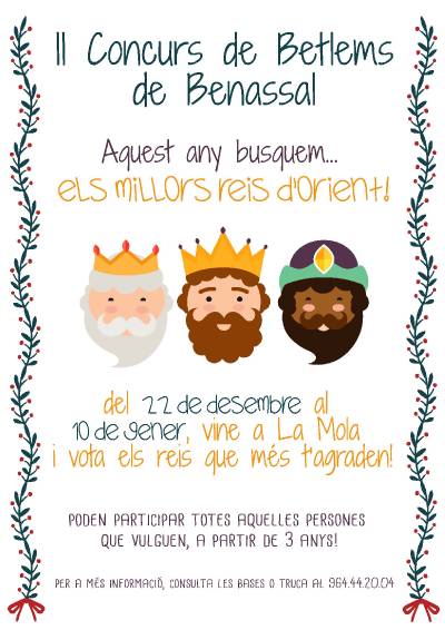 Benassal obri el seu concurs de betlems