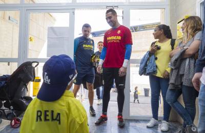 Visita al entrenamiento de Reda