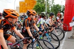 Vora 200 xiquets i xiquetes participen en el Trofeu d'Escoles de Ciclisme Cudol Roig