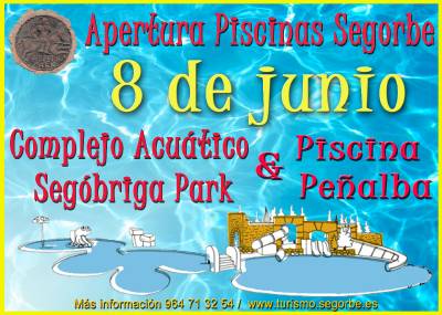 Segóbriga Park y la piscina de Peñalba abrirán sus puertas el 8 de junio
