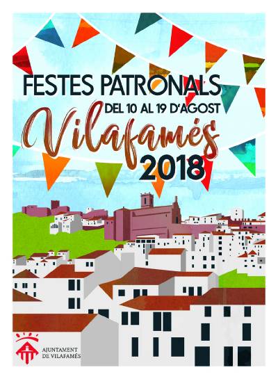 El cartell 'Encetem la Festa', de Manel Villalonga Marín, serà la imatge oficial de les festes patronals de Vilafamés