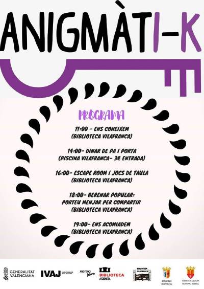 Anigmàti-k! llega a la biblioteca de Vilafranca