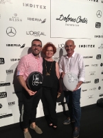 L'alcalde de Vila-real acompanya l'empresa vila-realenca Dolores Cortés en la Mercedes Fashion Week de Madrid