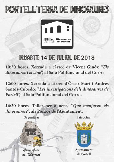 Conoce la historia de los dinosaurios en Portell