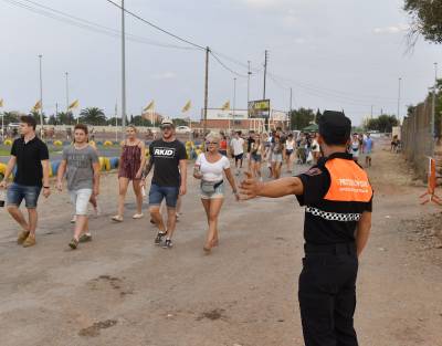 La Diputación ayuda a garantizar la seguridad en el FIB con un dispositivo de 127 bomberos y 78 voluntarios de Protección Civil