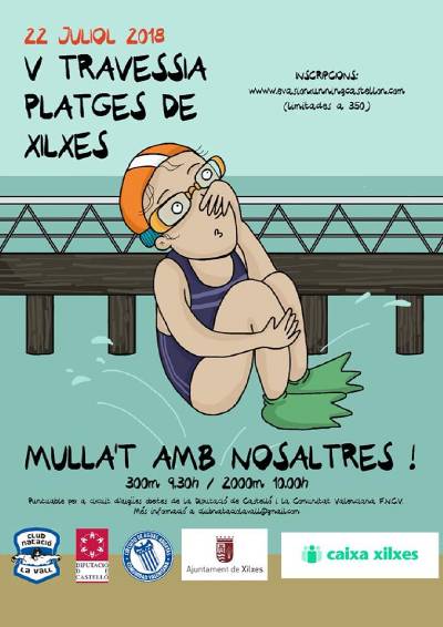 La playa del Cerezo acogerá la V Travesía Platges de Xilxes este fin de semana