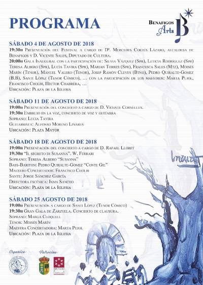 I Edició de Benafigos Arts 2018