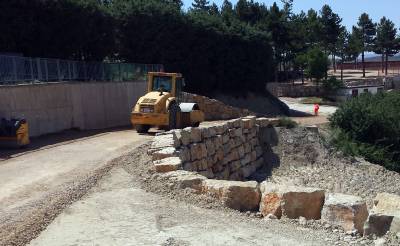 Avancen les obres de l’aparcament de l’Albereda de Morella que augmentaran l’espai en 200 places