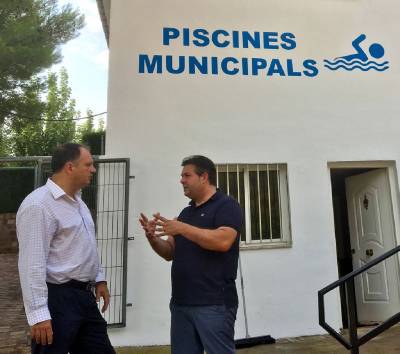 L’alcalde de Alfondeguilla trasllada les necessitats del municipi al diputat de Promoció Econòmica