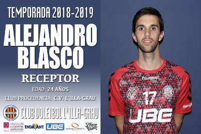 Alejandro Blasco, seguirá defendiendo los intereses del UBE L’Illa-Grau