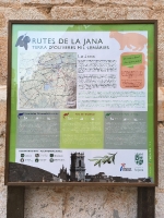 Acaben els treballs de senyalització de tres rutes turístiques en la Jana